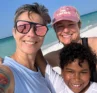 Photo of Molly Booker and family at the beach