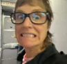 Photo of Molly Booker on an airplane